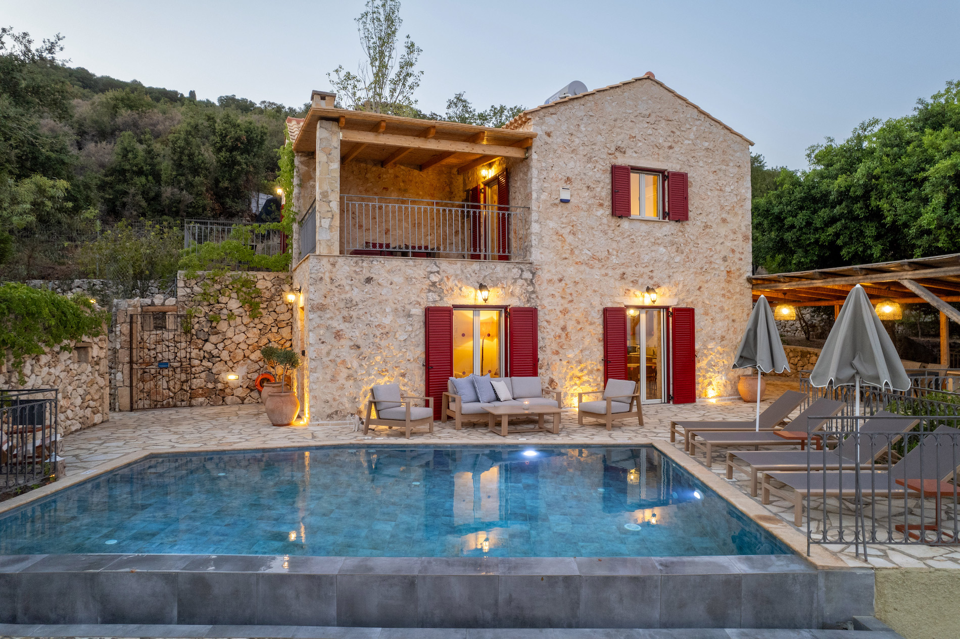 Rustic Stone Luxury in Old Skala, Kefalonia